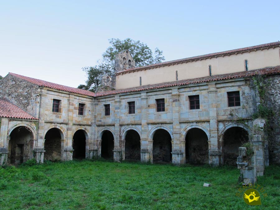 Unfinished cloister of the Monastery of Santa María la Real of Obona