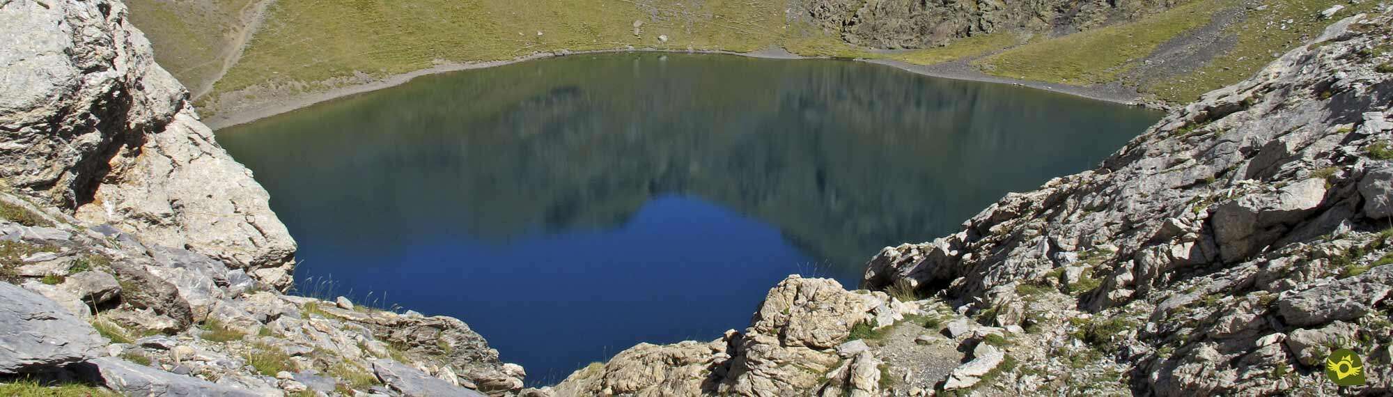 Pyrenean lake of  Bernatuara from Bujaruelo
