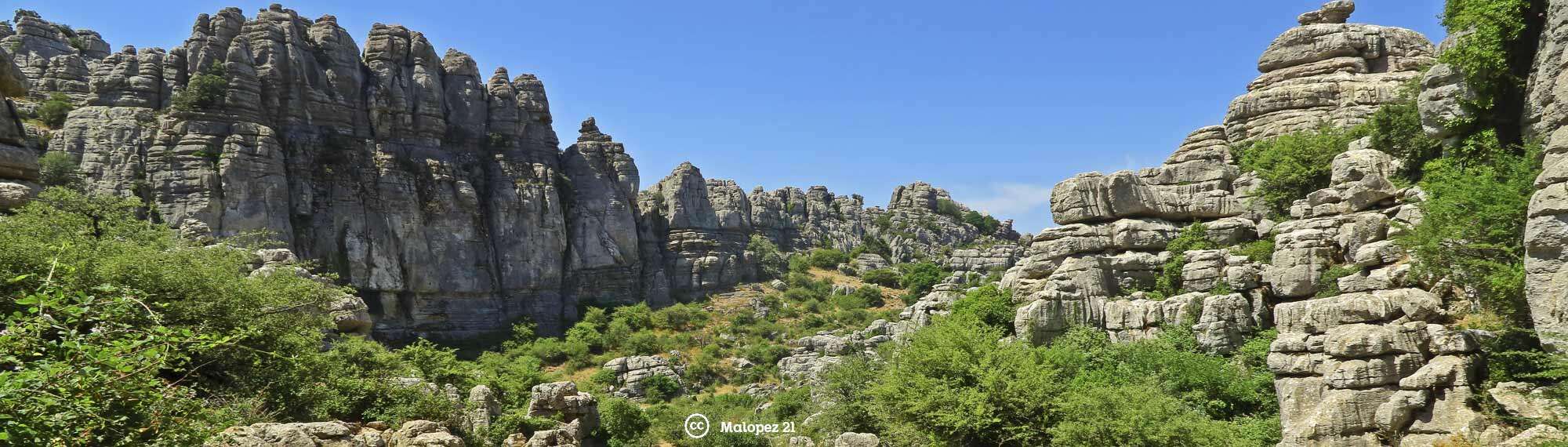 Route in the Torcal of Antequera