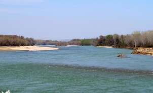 Meander of the river Ebro