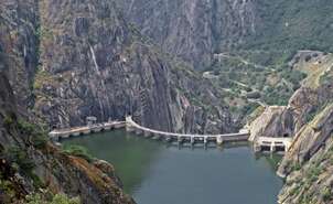 Presa del Salto de Aldeadávila Parque Natural de las Arribes del Duero