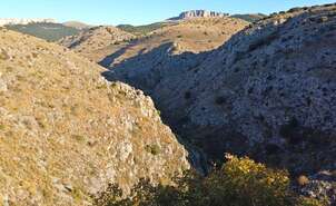 Barranco de la Virgen en Purujosa