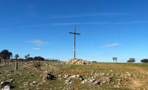 The cross of the plateau of Atapuerca