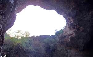 Roof opening in the mine