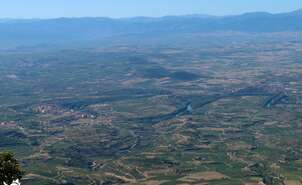 Meanders of the Ebro River
