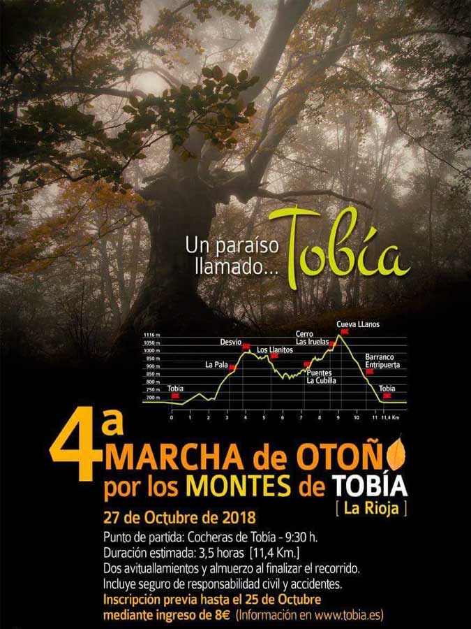 4ª Marcha de Otoño por los Montes de Tobía