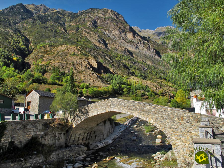 Medieval bridge in Benasque