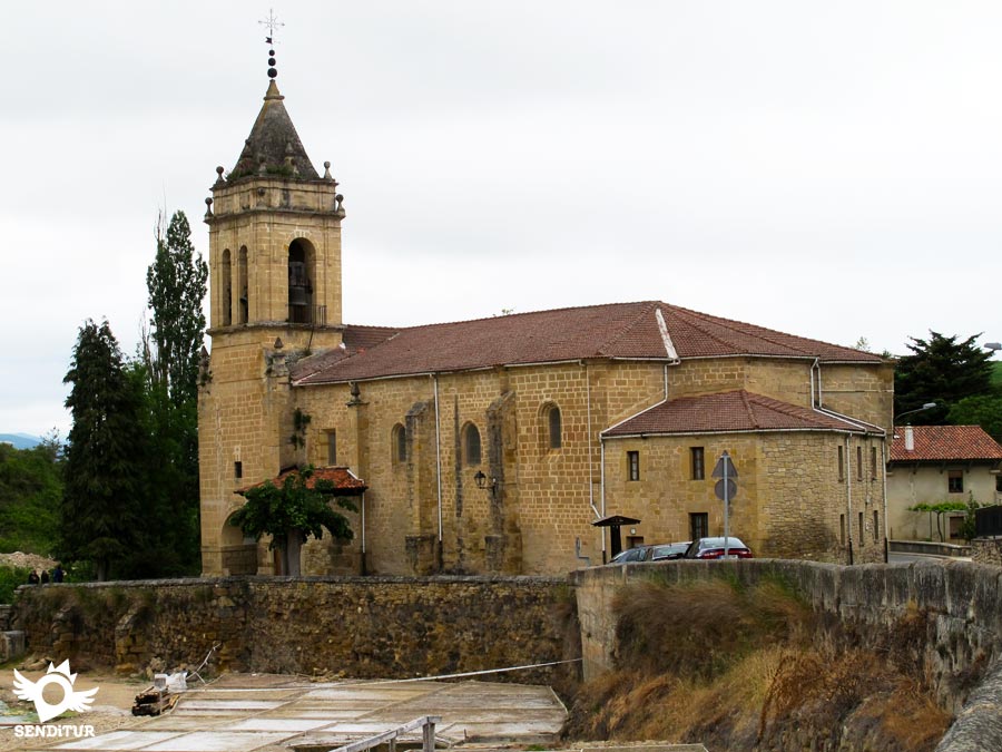 Church of Santa María de Villacones in Salinas de Añana