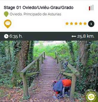 Primitive Way Stage 1 Oviedo-Grado