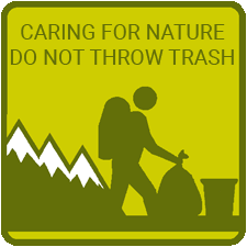 Take care of Nature Don't throw garbage