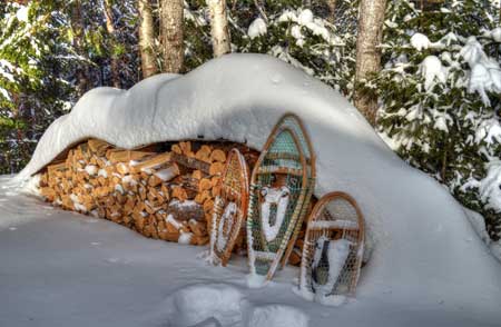 Snowshoes for a walk