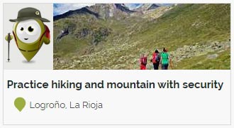 Practice hiking and mountaineering with security