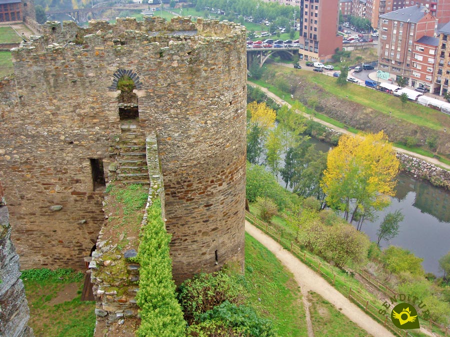 One of the twelve primitive towers of the Castle of Ponferrada