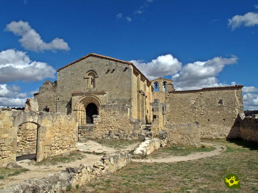Romanesque hermitage of San Frutos in the Natural Park of the Hoces of the Duratón River