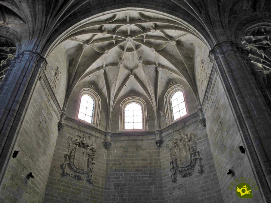 Inside the church of the Conventual of San Benito