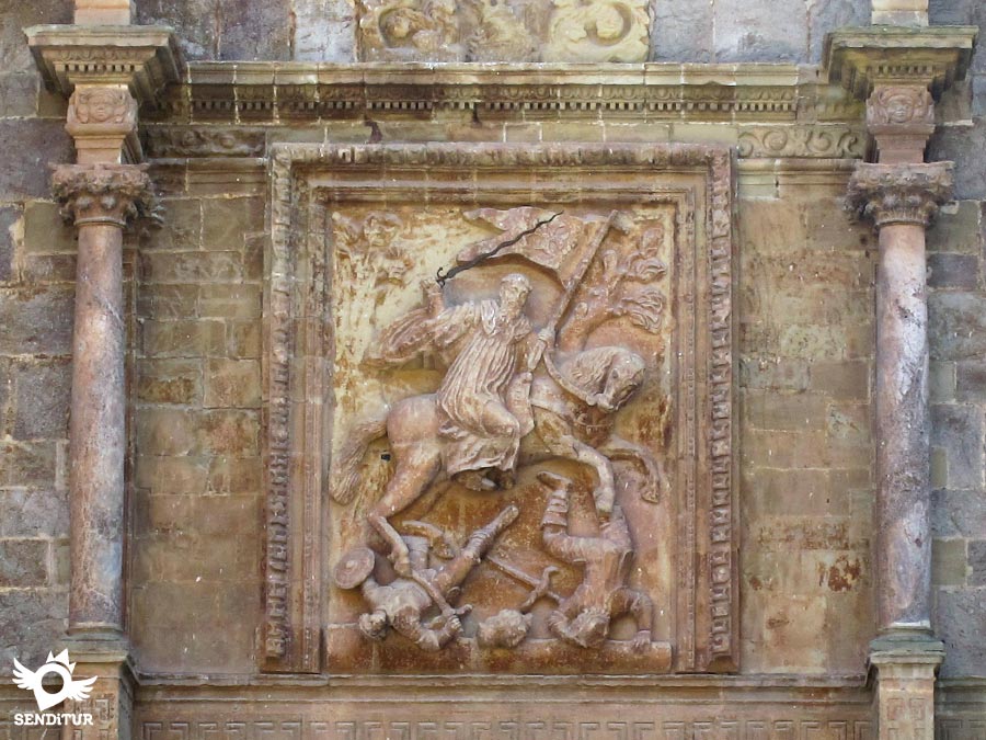 Representation of San Millán in the Monastery of Yuso 