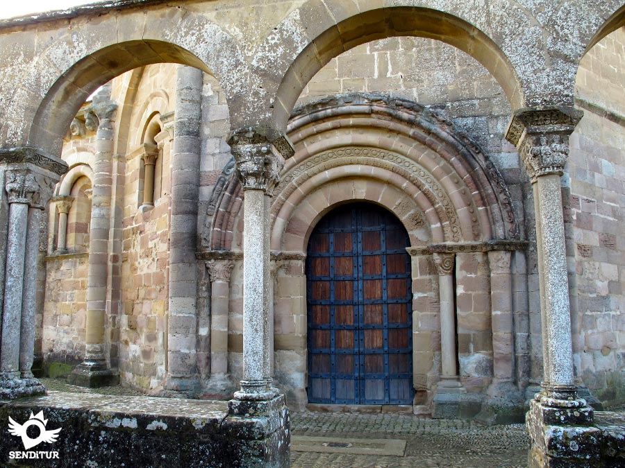 One of the access doors to the temple in Saint Mary of Eunate