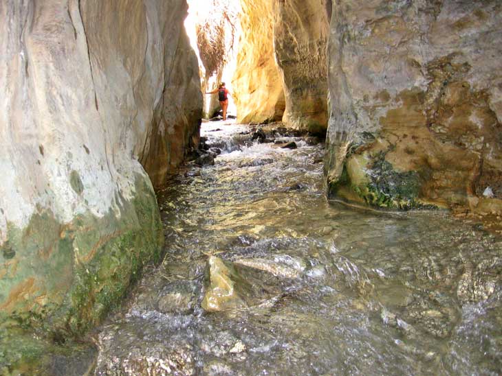 Route of the Cahorros of the Chillar River in Nerja