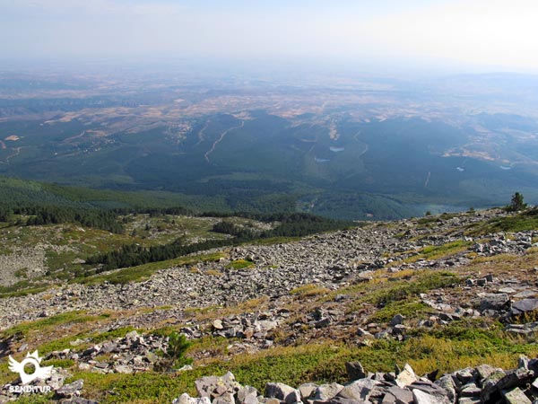 Panoramic view of the valley