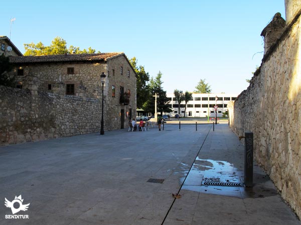 Al final del parque volveremos hacia la avenida