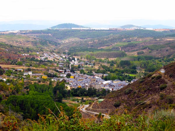 Panoramic view of Molinaseca