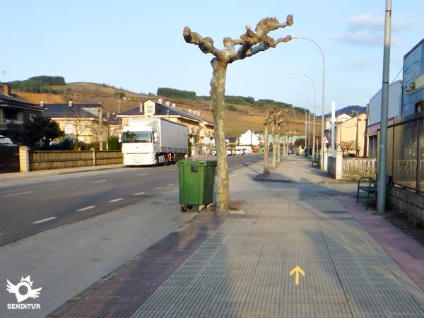 Seguimos el curso de la carretera