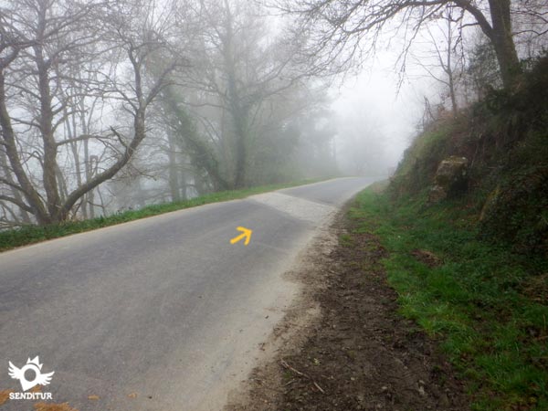 Seguimos unos metros por la carretera