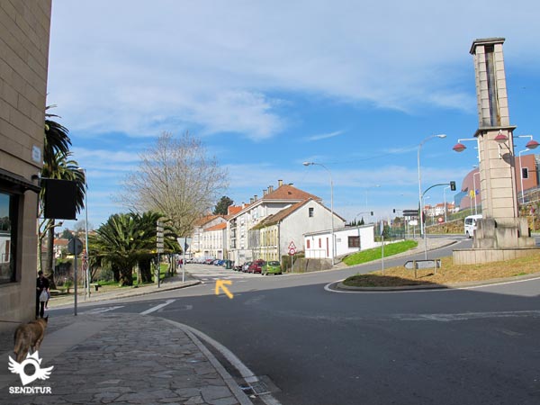 We left the avenue to continue next to the park