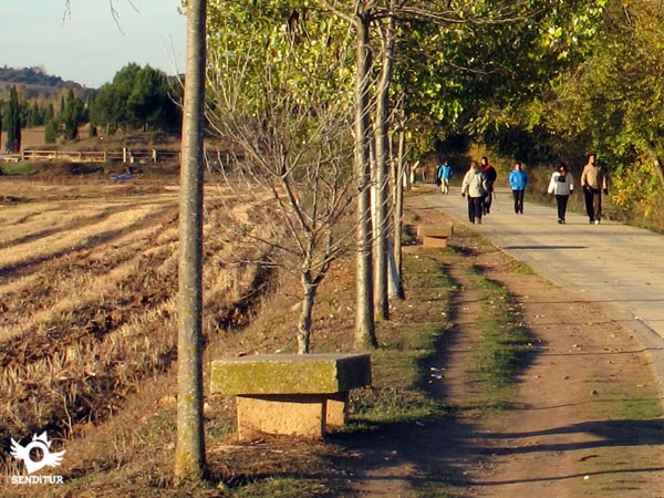 Vía verde hacia el Parque de La Grajera.