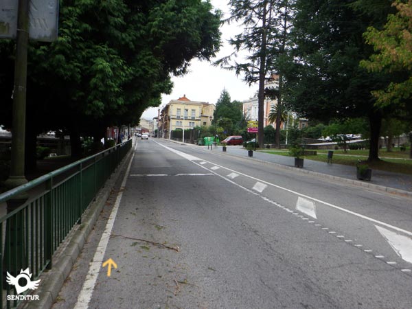 The Way of Saint James crosses the park to enter Grado