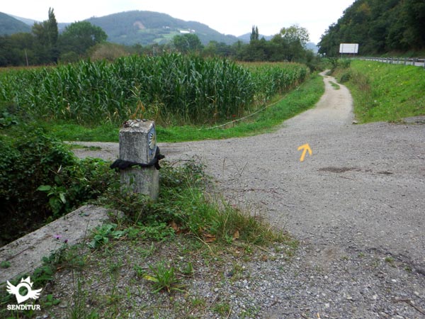 Seguimos el camino junto a la carretera