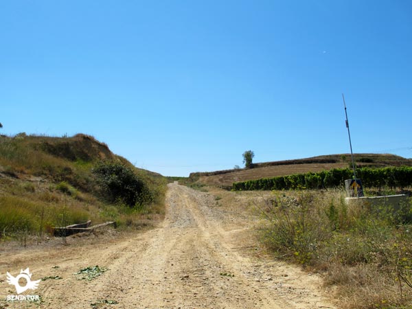 La marcas en los pozos de agua marcan el recorrido