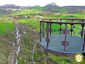Go to Lookout of the Gándara River Waterfalls