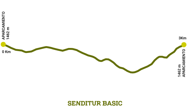 Perfil de la ruta por la Ciudad Encantada de Cuenca