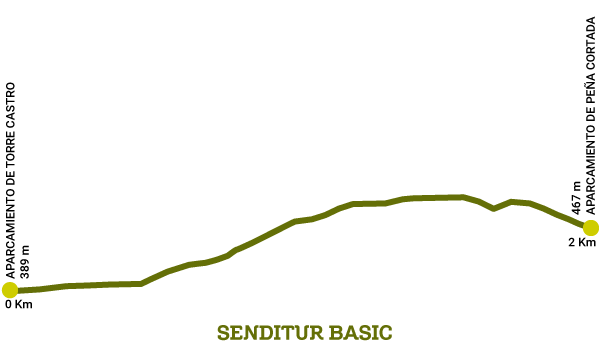 Perfil de la Ruta del Acueducto de Peña Cortada