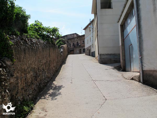 Street next to the monastery