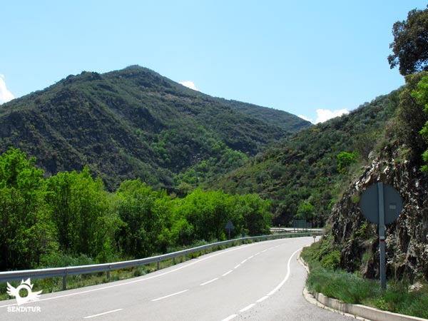 Actual carretera por donde continua el GR
