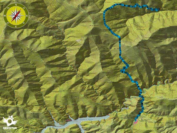 Mapa topográfico GR 190 Tramo 2 Valvanera-Viniegra de Abajo