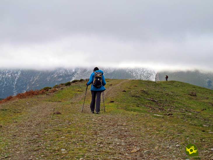 Link of the Route of Valvanera with the GR 190