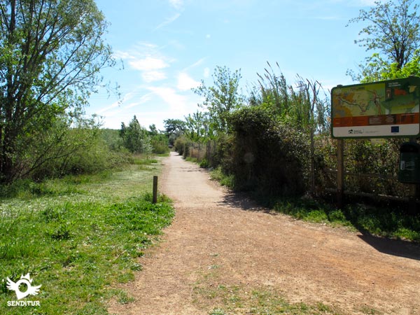 Start of the Greenway of the Cidacos