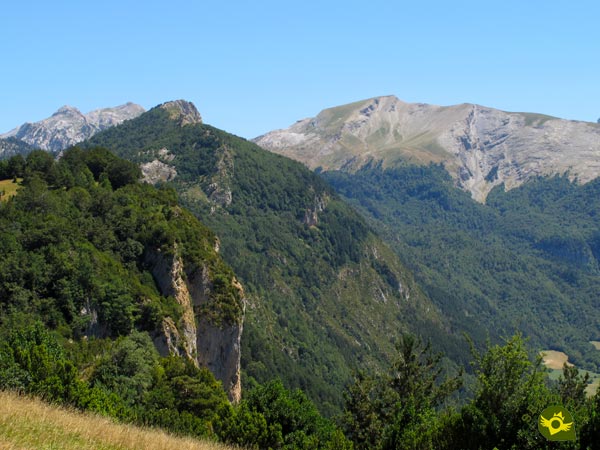 Panoramic view of the Pyrenees