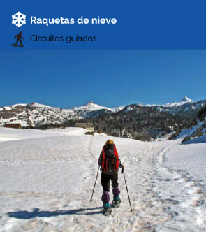 Go to snowshoeing routes organized